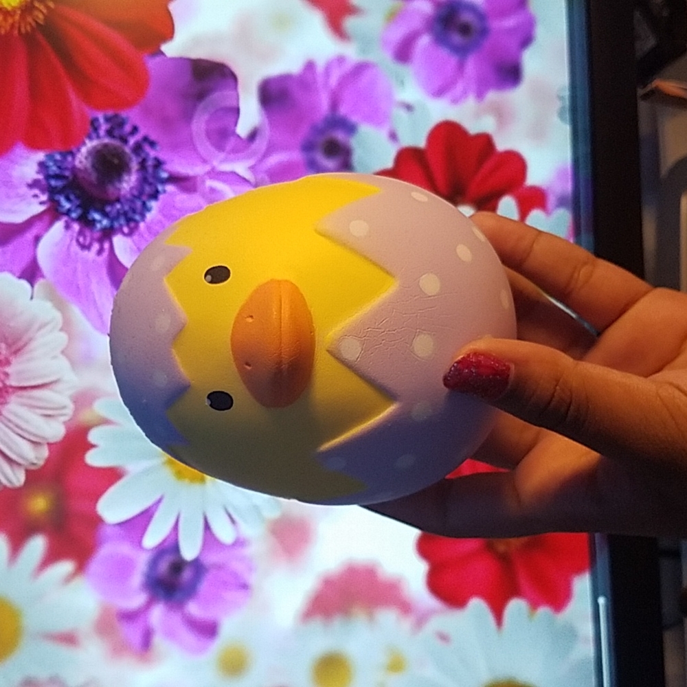 Cute cracked egg squishy